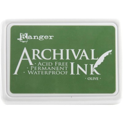 Ranger - Archival Ink pad couleur «Olive»